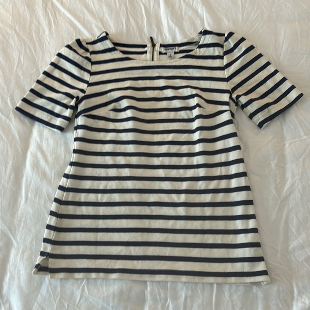 striped knit top